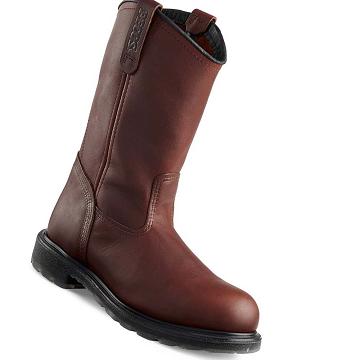 Red Wing SuperSole® 2.0 11-inch Safety Toe Pull On Men's Boots Coffee | ZA 227ZUT